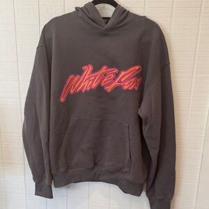 White Fox Gray Hoodie